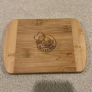 Walt Disney world passholder cutting board